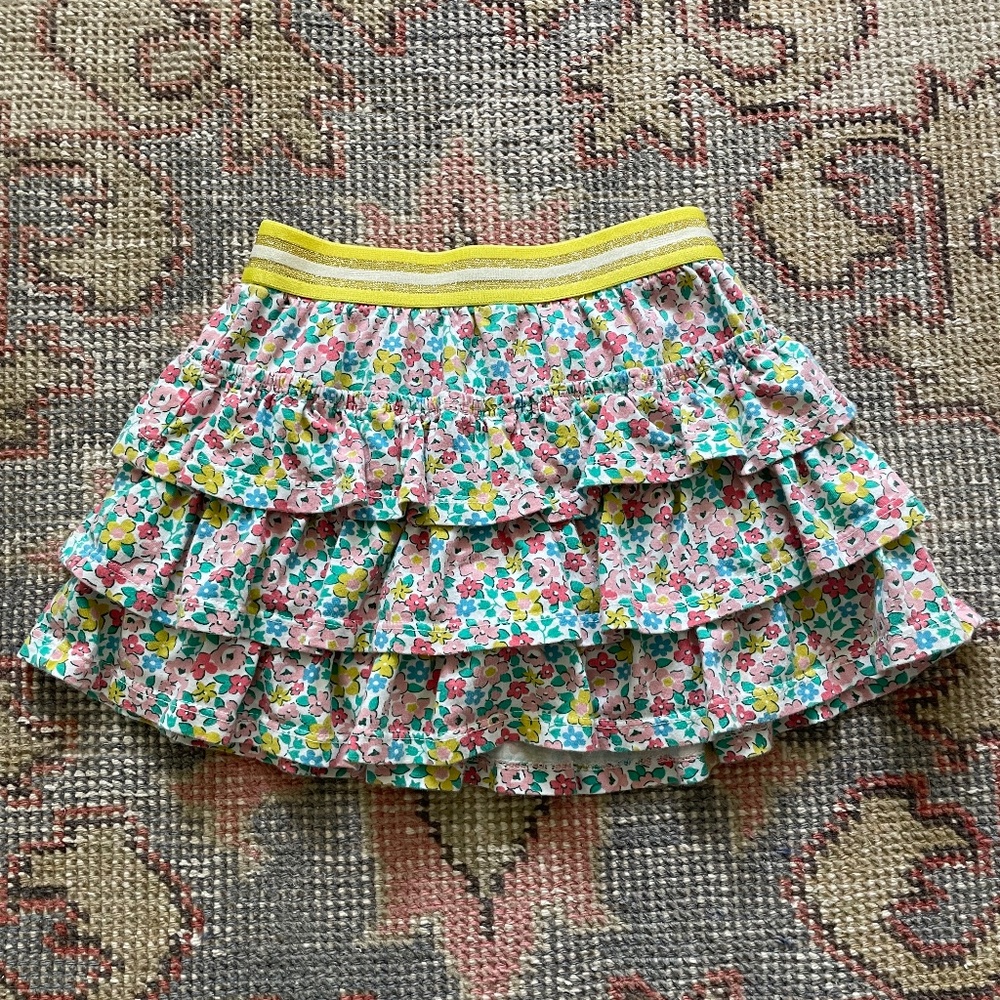 Boden Girls Floral Skirt, 4-5y